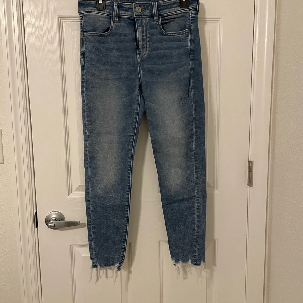 American Eagle Hi-Rise Jeggings, size 8 short cozy next level stretch, Womens - Picture 1 of 5